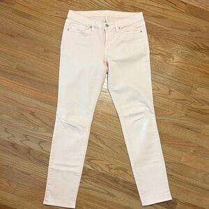 LOFT Soft Pink Skinny Jeans